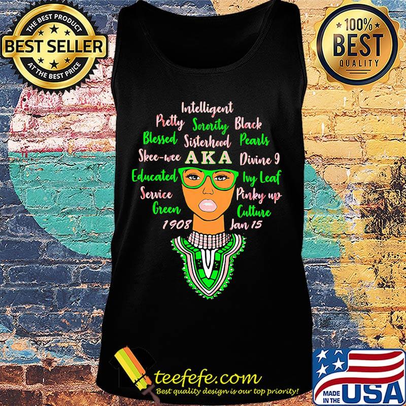 Black woman intelligent pretty sorority black blessed aka divine 9 educated ivy leaf s Tank top Black woman intelligent pretty sorority black blessed aka divine 9 educated ivy leaf s Tank top