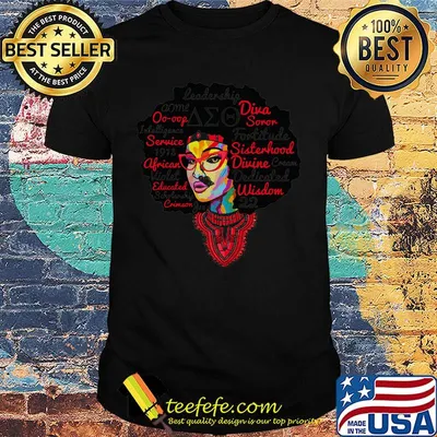 Black woman leader some diva soror intelligence service 913 african violet shirt