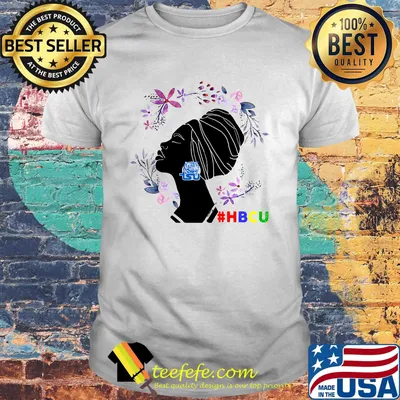 Black woman texas southern university hbcu flowers shirt