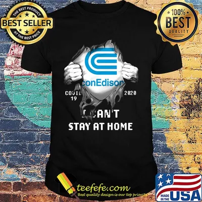 Blood insides con edison covid-19 2020 i can't stay at home shirt
