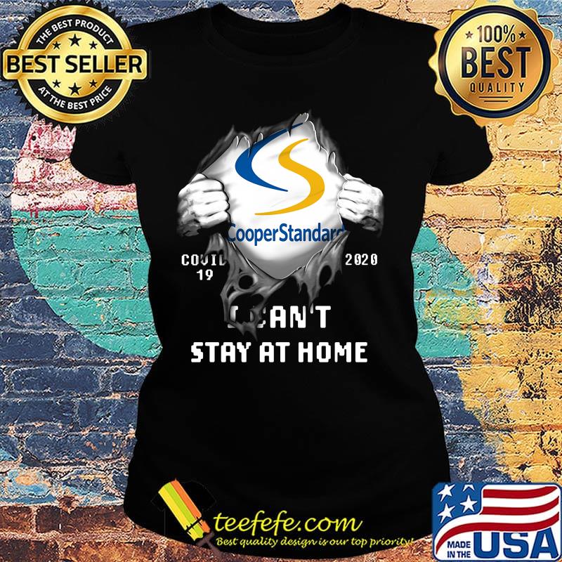 Blood insides cooper standard logo covid-19 2020 i can't stay at home s Ladies tee Blood insides cooper standard logo covid-19 2020 i can't stay at home s Ladies tee
