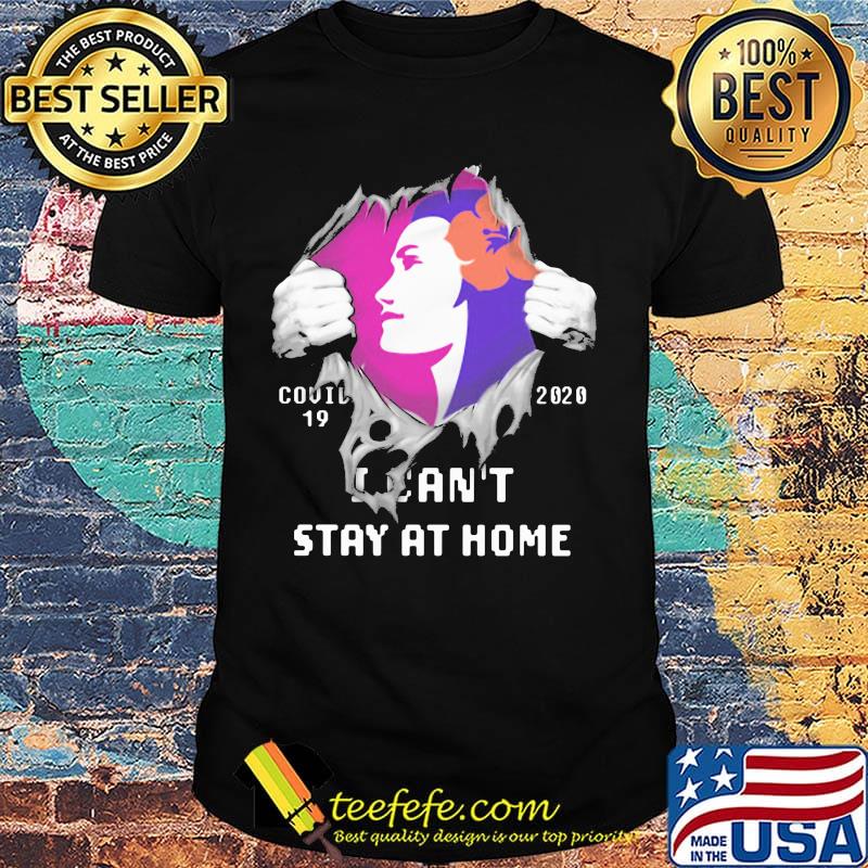 Blood insides hawaiian airlines covid-19 2020 i can't stay at home shirt