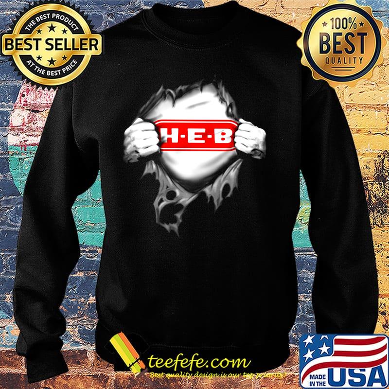 Blood insides heb logo s Sweater Blood insides heb logo s Sweater
