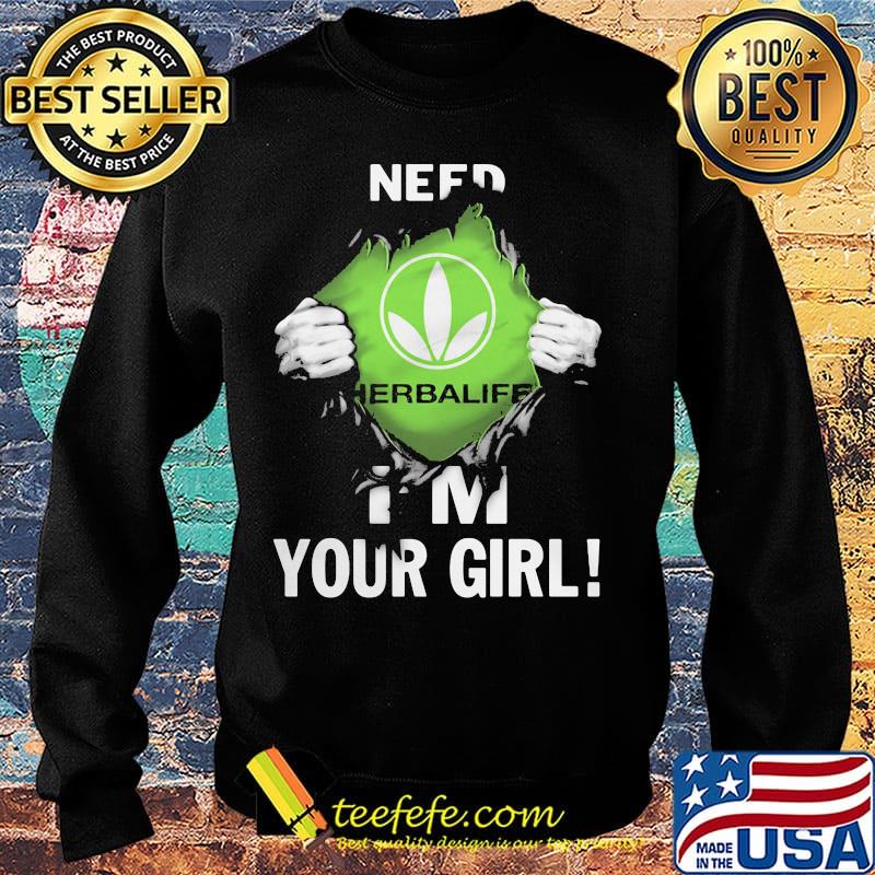 Blood insides herbalife logo need i'm your girl s Sweater Blood insides herbalife logo need i'm your girl s Sweater
