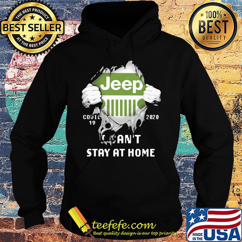 Blood insides jeep logo covid-19 2020 i can't stay at home s Hoodie Blood insides jeep logo covid-19 2020 i can't stay at home s Hoodie