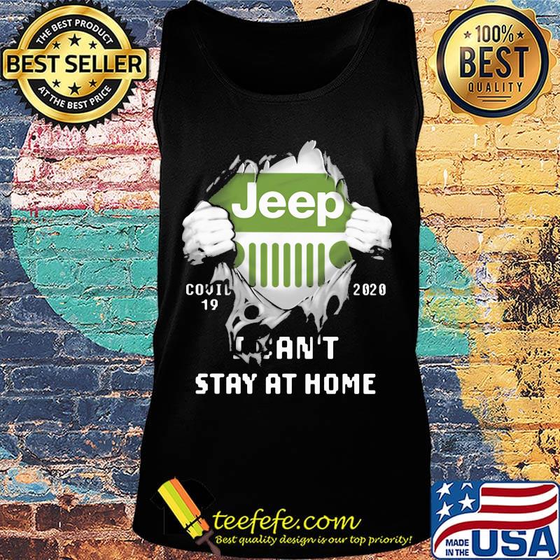 Blood insides jeep logo covid-19 2020 i can't stay at home s Tank top Blood insides jeep logo covid-19 2020 i can't stay at home s Tank top