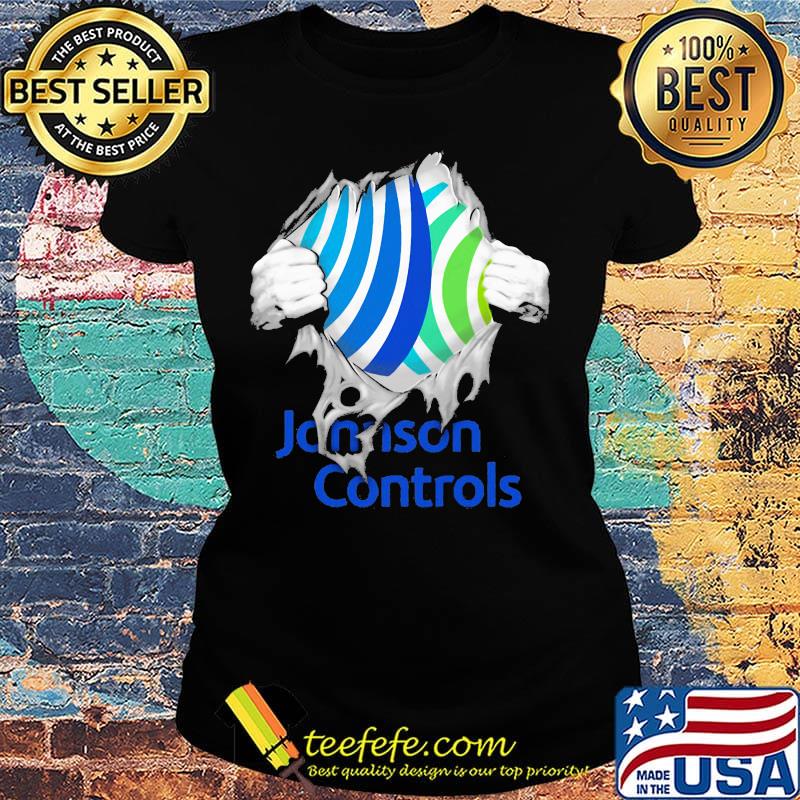 Blood insides johnson controls s Ladies tee Blood insides johnson controls s Ladies tee