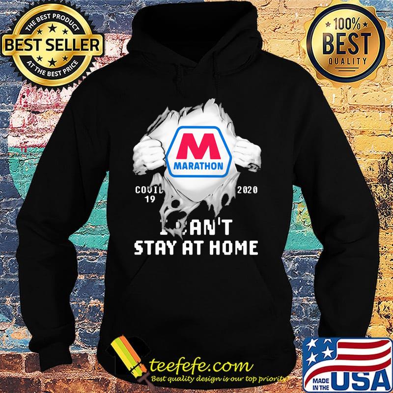 Blood insides marathon covid-19 2020 i can't stay at home s Hoodie Blood insides marathon covid-19 2020 i can't stay at home s Hoodie