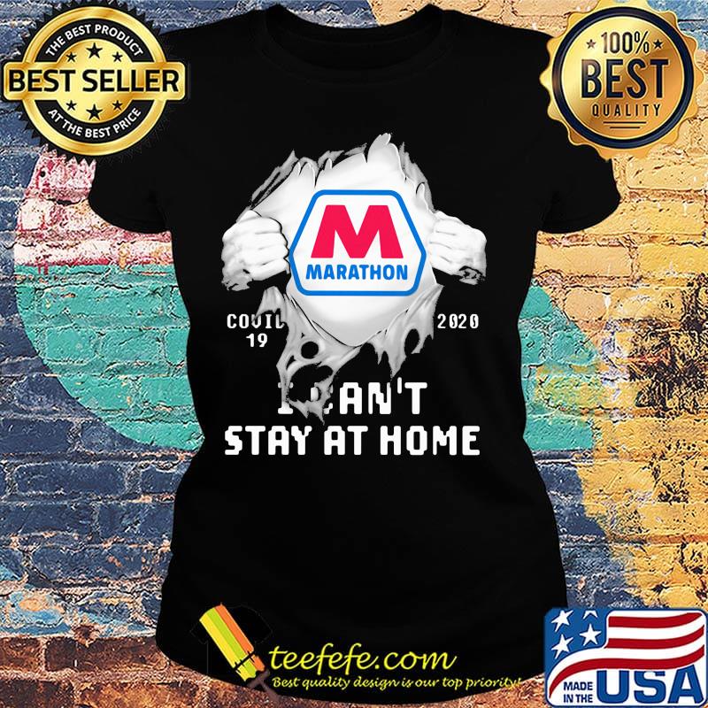 Blood insides marathon covid-19 2020 i can't stay at home s Ladies tee Blood insides marathon covid-19 2020 i can't stay at home s Ladies tee