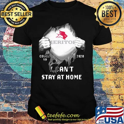 Blood insides meritor covid-19 2020 i can't stay at home shirt