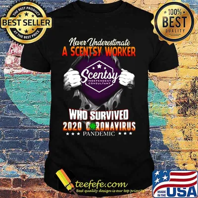 Blood insides never underestimate a scentsy worker who survived 2020 coronavirus pandemic shirt