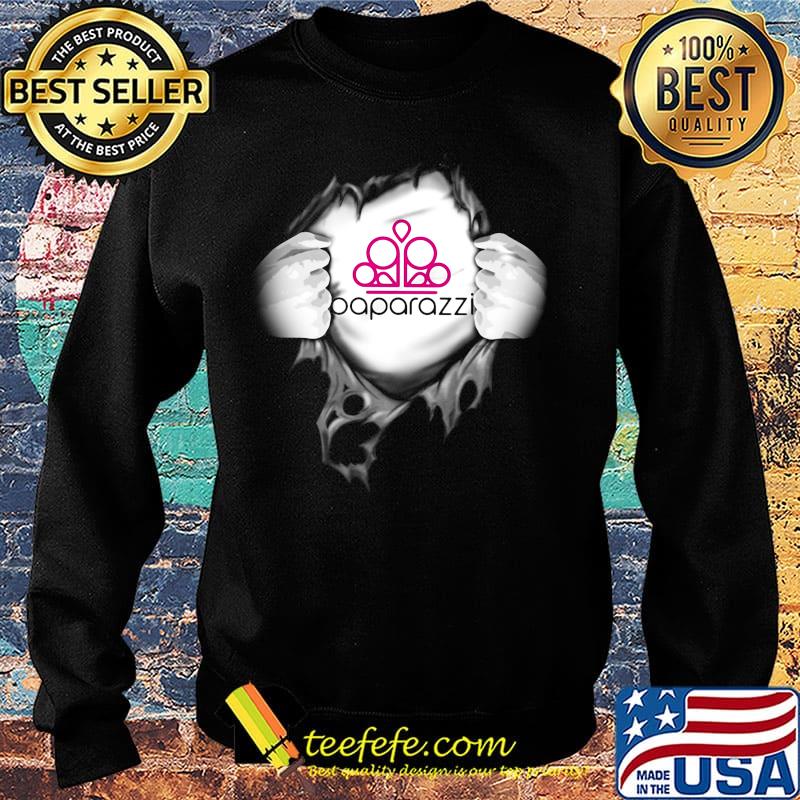 Blood insides paparazzi logo s Sweater Blood insides paparazzi logo s Sweater