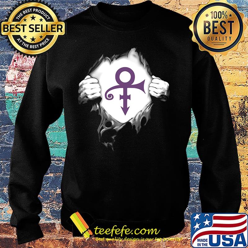 Blood insides prince logo s Sweater Blood insides prince logo s Sweater