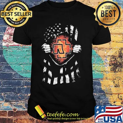 Blood insides rammstein band american flag independence day shirt
