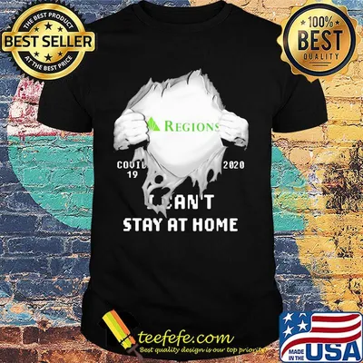 Blood insides regions covid-19 2020 i can't stay at home shirt
