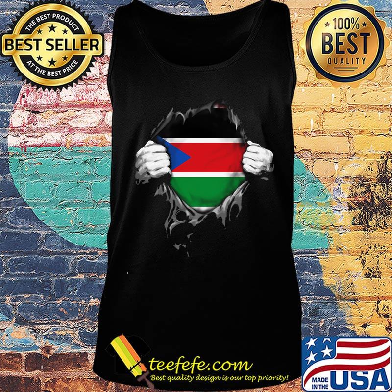 Blood insides south sudan flag s Tank top Blood insides south sudan flag s Tank top