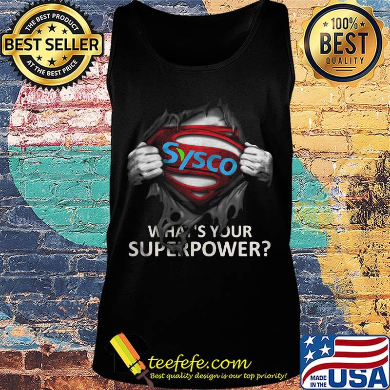 Blood insides superman sysco what's your superpower s Tank top Blood insides superman sysco what's your superpower s Tank top