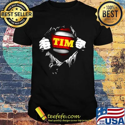 Blood insides superman tim logo shirt