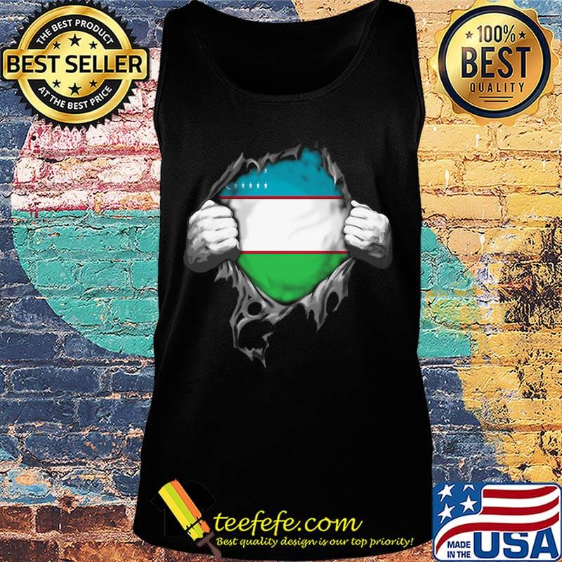 Blood insides uzbekistan flag s Tank top Blood insides uzbekistan flag s Tank top
