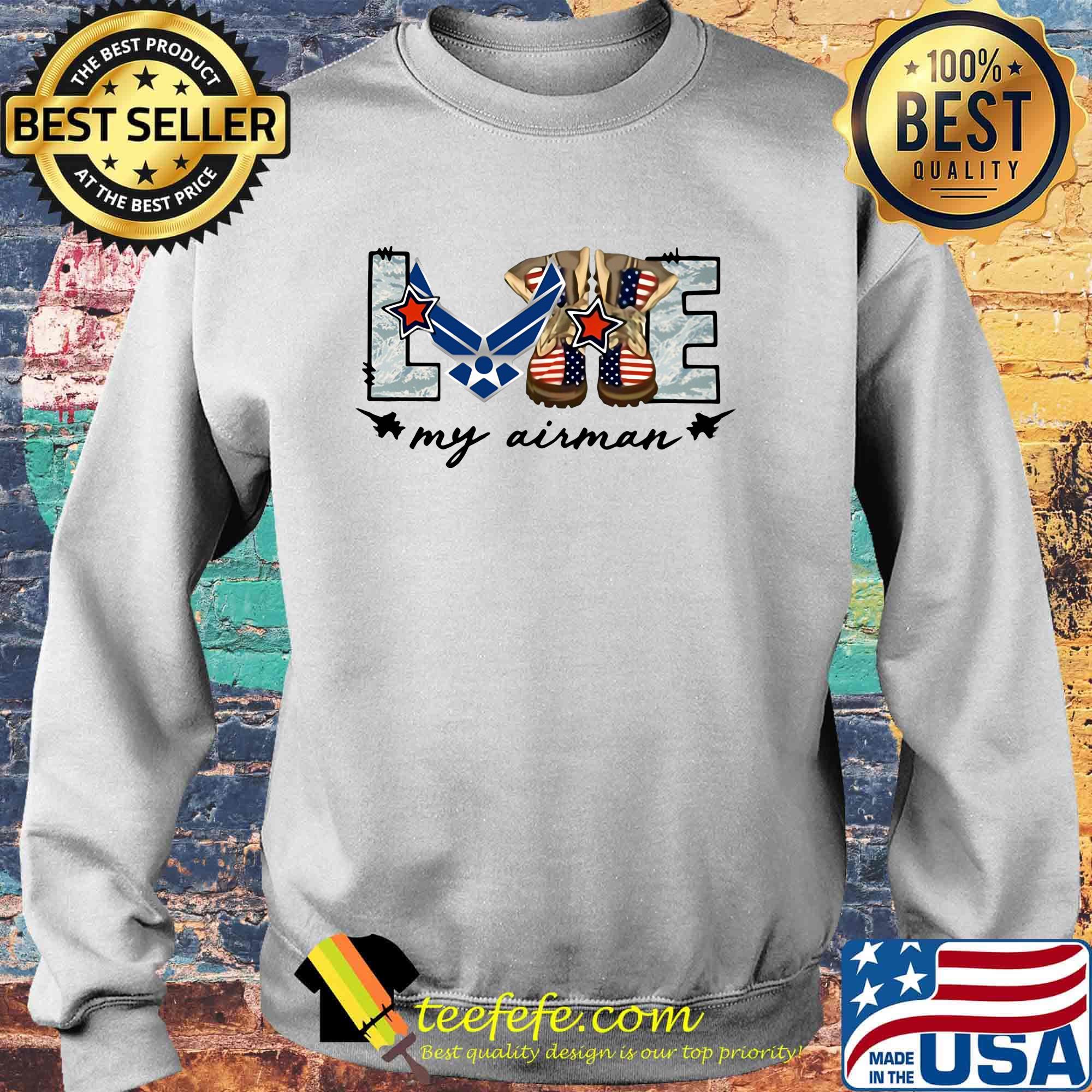 Boots veratan love my airman s Sweater Boots veratan love my airman s Sweater