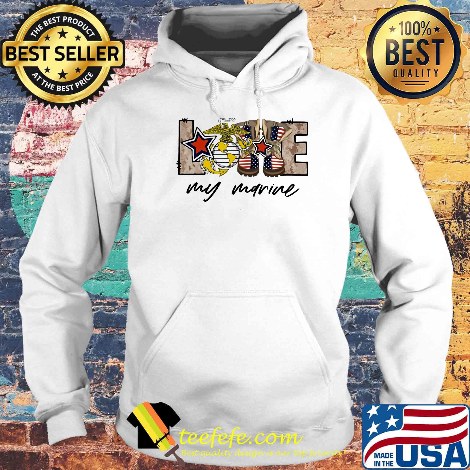 Boots veratan love my United States Marine Corps s Hoodie Boots veratan love my United States Marine Corps s Hoodie