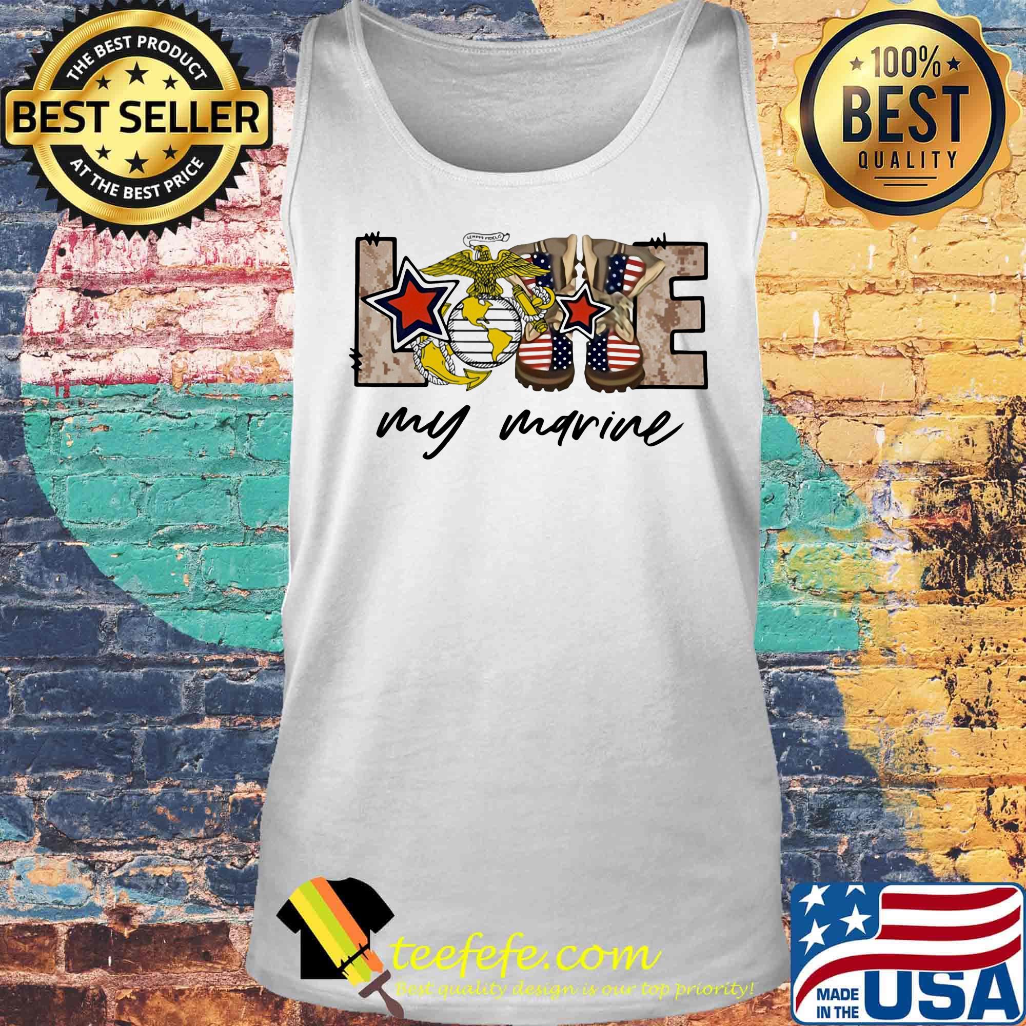 Boots veratan love my United States Marine Corps s Tank top Boots veratan love my United States Marine Corps s Tank top