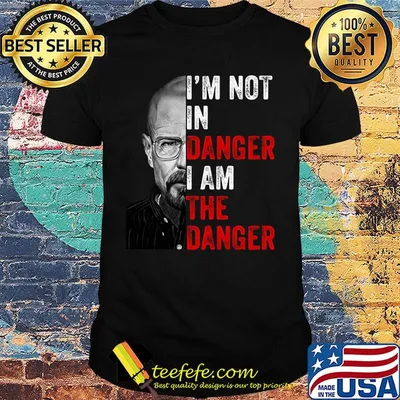 Breaking bad i'm not in danger i am the danger shirt