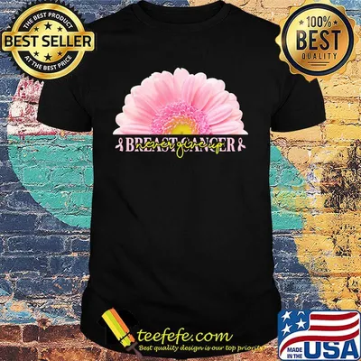 Breast cancer never giveup flower Breast cancer  shirt
