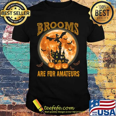 Brooms are for amateurs Witch Riding Dragon Halloween shirt