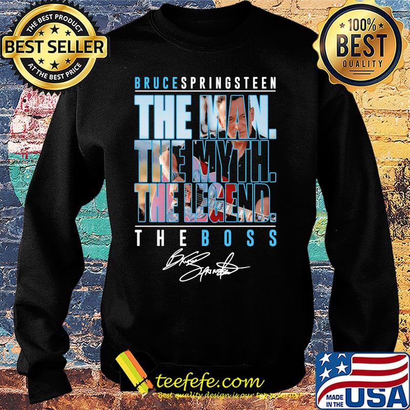 Bruce springsteen the man the myth the legend the boss signature s Sweater Bruce springsteen the man the myth the legend the boss signature s Sweater