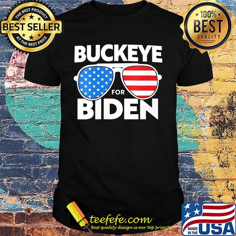 Buckeye for biden american flag independence day shirt