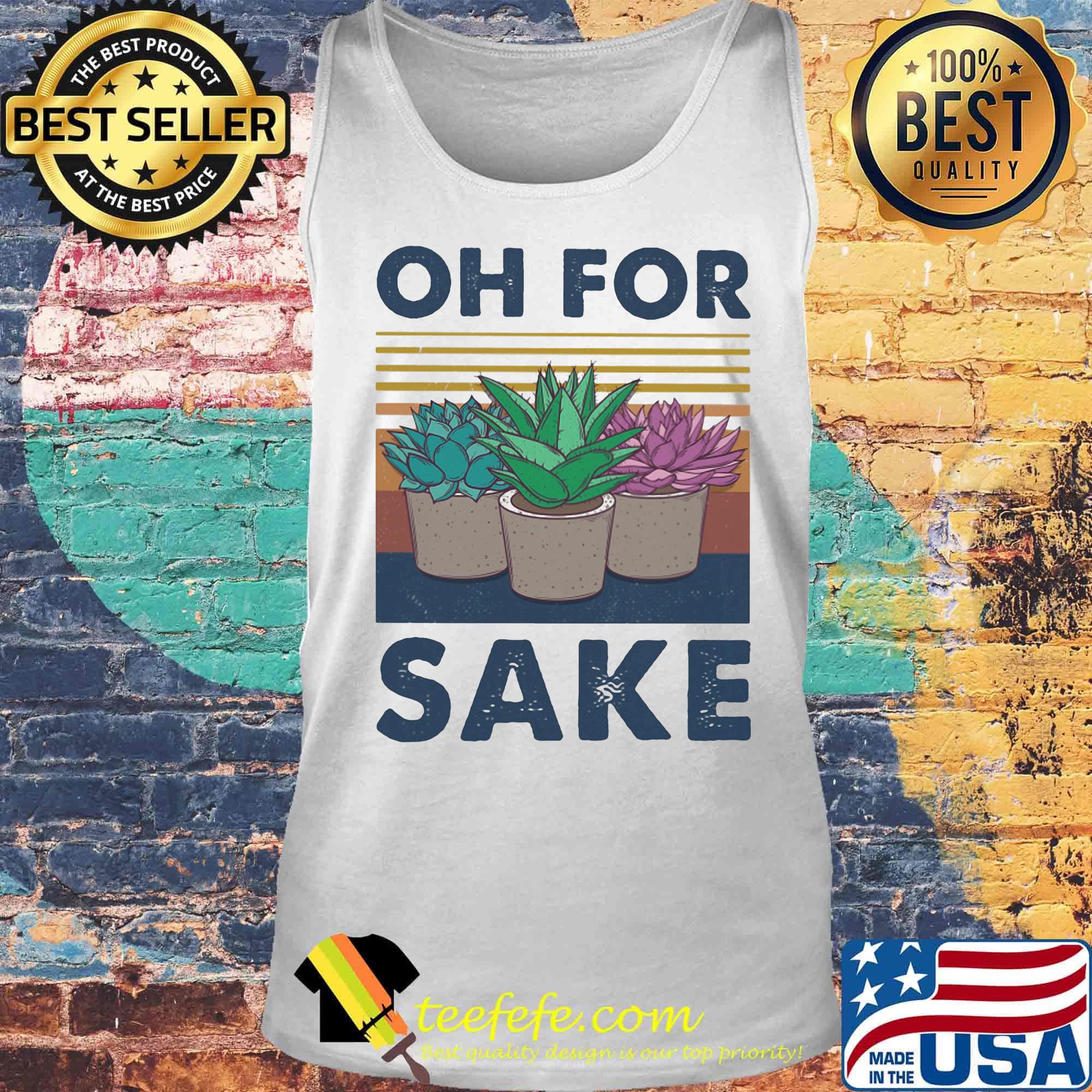 Cactus oh for sake vintage retro s Tank top Cactus oh for sake vintage retro s Tank top
