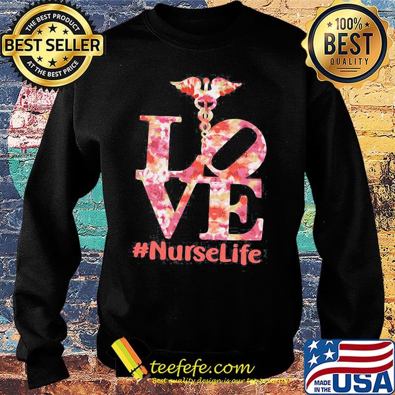 Caduceus flower love nurse life s Sweater Caduceus flower love nurse life s Sweater