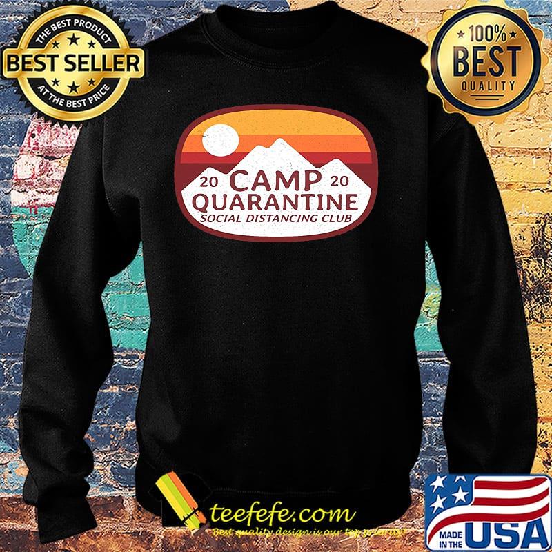 Camp quarantine social distancing club vintage retro s Sweater Camp quarantine social distancing club vintage retro s Sweater