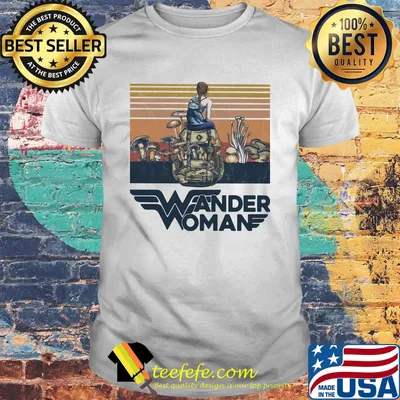 Camping mushroom wander woman vintage retro shirt