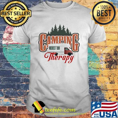 Camping Therapy Truck Tree Shirt