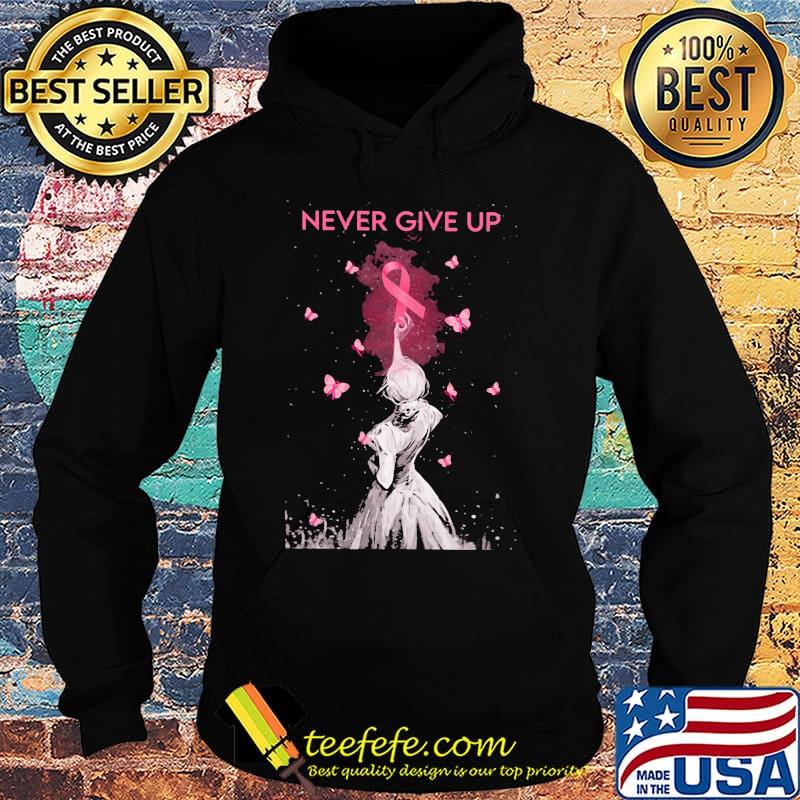 Cancer butterflys never give up s Hoodie Cancer butterflys never give up s Hoodie