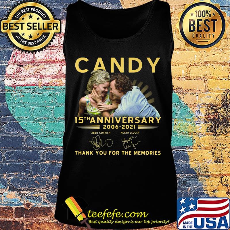 Candy 15th anniversary 2006 2020 thank you for the memories signatures s Tank top Candy 15th anniversary 2006 2020 thank you for the memories signatures s Tank top