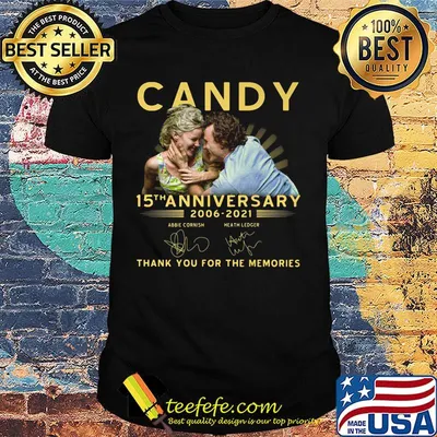 Candy 15th anniversary 2006 2020 thank you for the memories signatures shirt