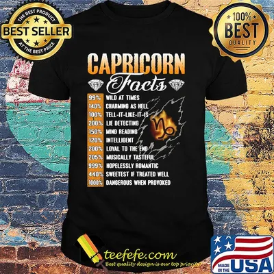 Capriconrn Facts Diamond Wild At Times Charming As Hell Shirt