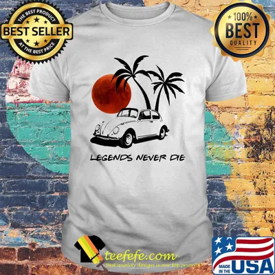 Car legends never die sunset shirt