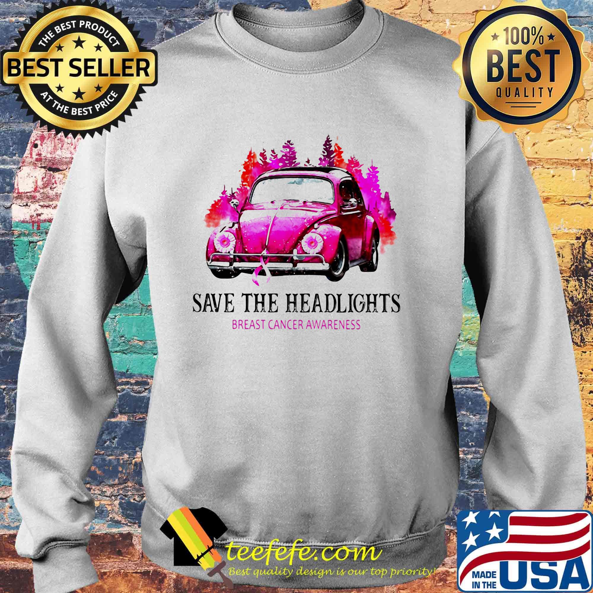 Car save the headlights breast cancer awareness s Sweater Car save the headlights breast cancer awareness s Sweater
