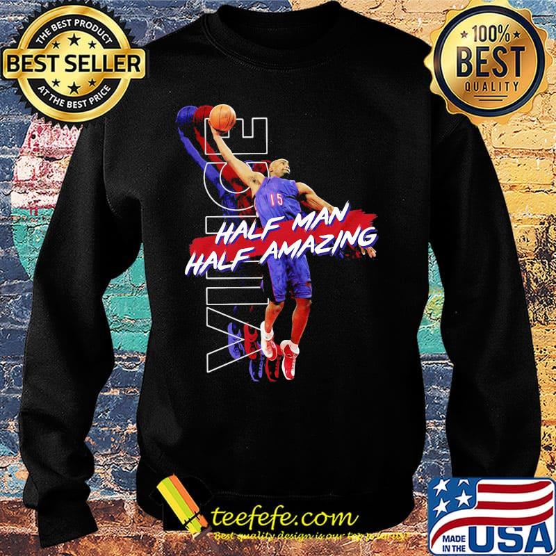 Carter half man half amazing toronto basketball legend vince #15s Sweater Carter half man half amazing toronto basketball legend vince #15s Sweater