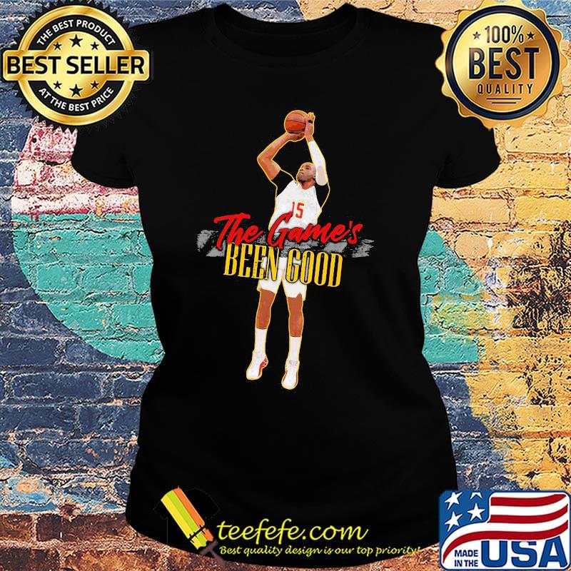 Carter no. 15 the game's been good atlanta basketball legend player s Ladies tee Carter no. 15 the game's been good atlanta basketball legend player s Ladies tee