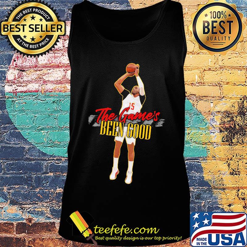 Carter no. 15 the game's been good atlanta basketball legend player s Tank top Carter no. 15 the game's been good atlanta basketball legend player s Tank top