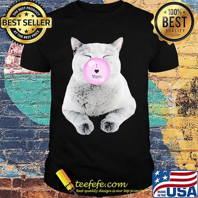 Cat I love mom shirt