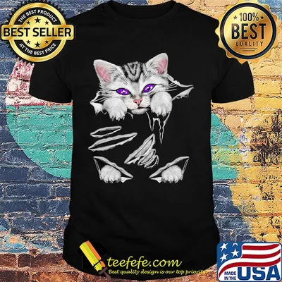 Cat Scratch Torn Stranded Shirt