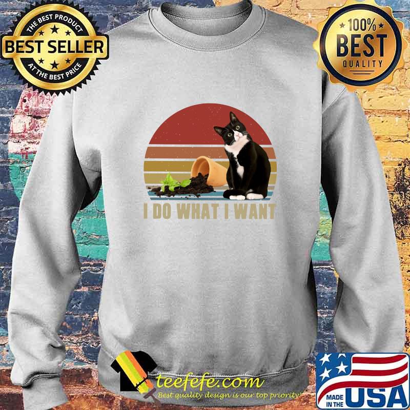 Cat tree i do what i want vintage retro s Sweater Cat tree i do what i want vintage retro s Sweater