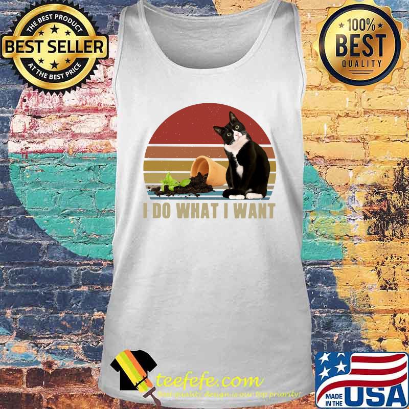 Cat tree i do what i want vintage retro s Tank top Cat tree i do what i want vintage retro s Tank top