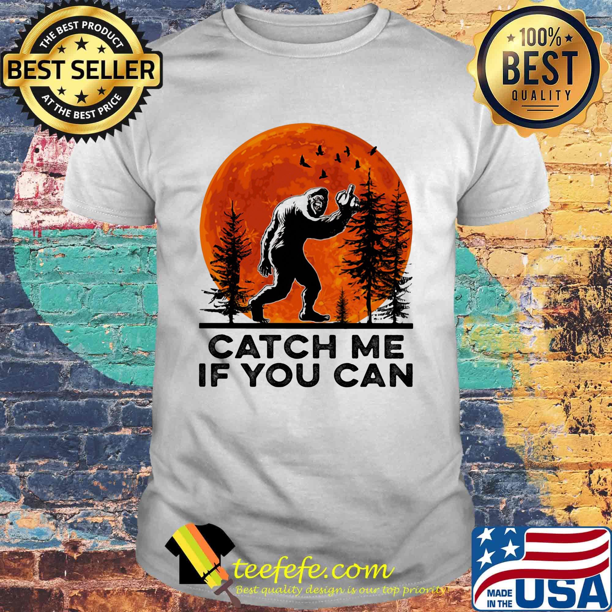 Catch me if you can apes sunset shirt Catch me if you can apes sunset shirt